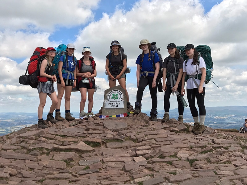 100% completion rate in Gold DofE Expedition -