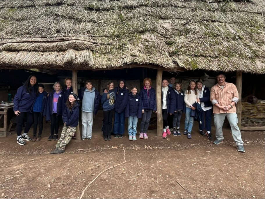 Year 5 visit Escot for an immersive Anglo Saxon day