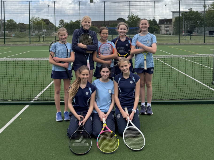 U13 tennis versus Exeter School