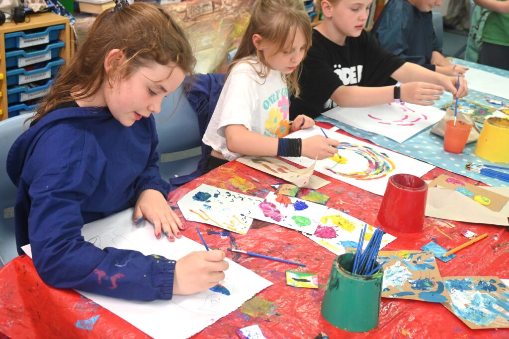 Year 5 workshop with Steve McCracken